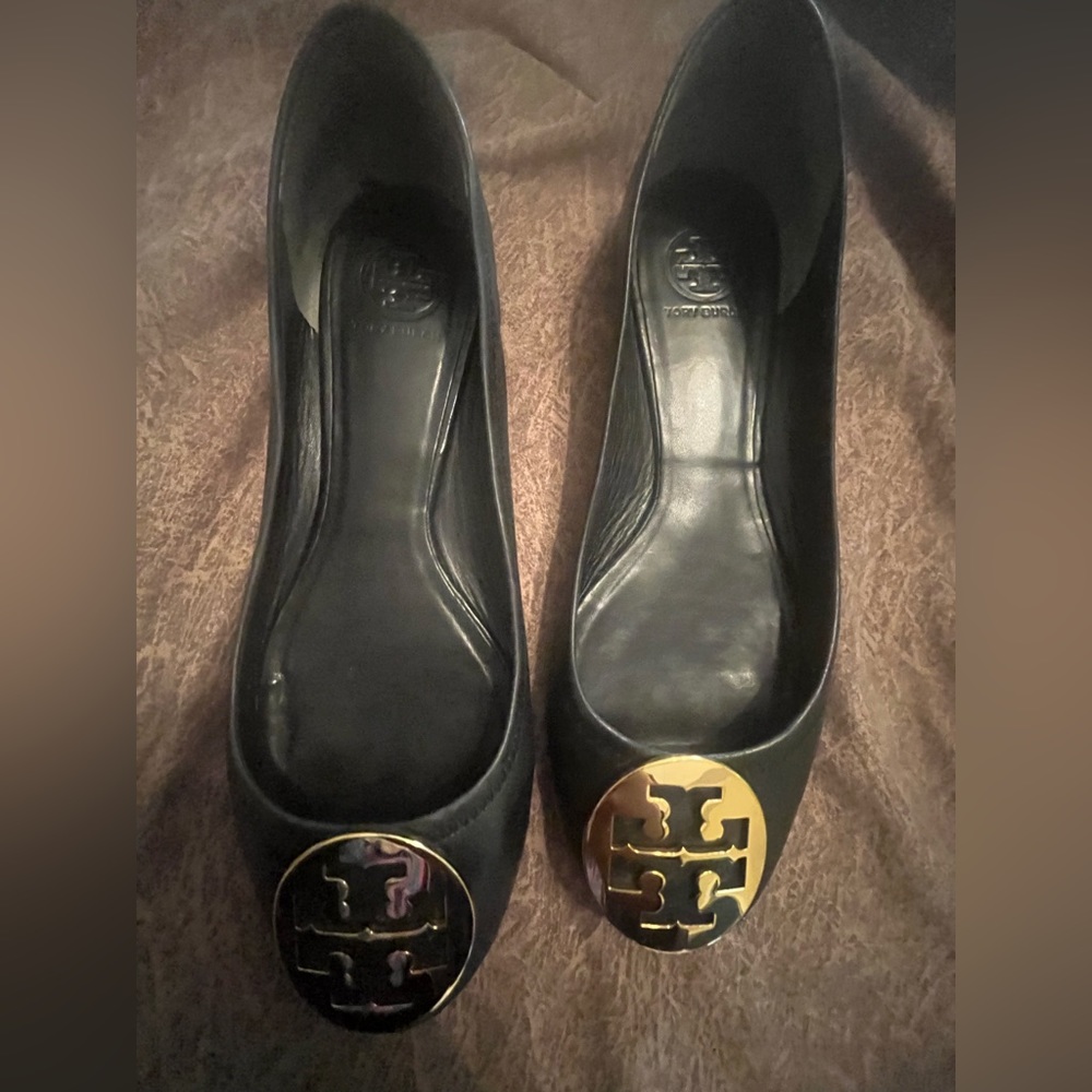 Black Tory Burch ballerina flat